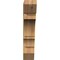 Ekena Millwork Balboa Slat Smooth Bracket, Western Red Cedar, 3 1/2"W x 18"D x 18"H BKT04X18X18BOA06SWR - alternate 3